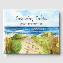 Livro De Visitas Catálogo de Convidados para Férias da Casa de Prai