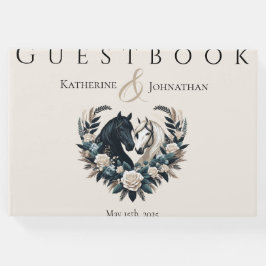 Livro De Visitas Cavalos de Casamento no Amor