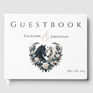 Livro De Visitas Cavalos de Casamento no Amor