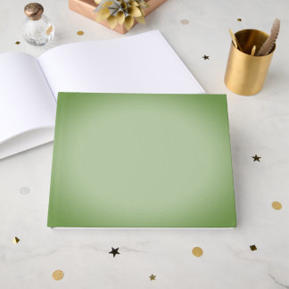 Livro De Visitas Celadon Verde Jade Sólido