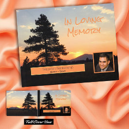 Livro De Visitas Celebração da Life Tranquil Sunset Foto Personaliz