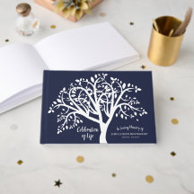 Celebração da Vida Árvore Branca Personalizada