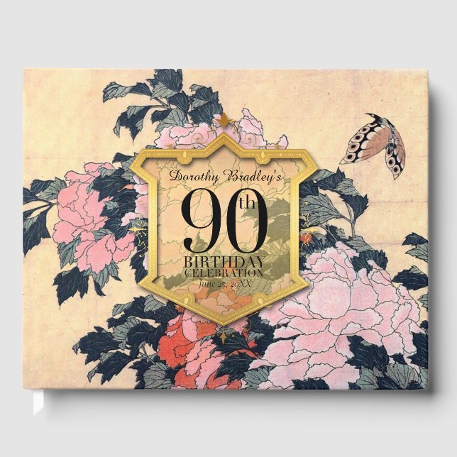 Livro De Visitas Celebração de Aniversário de 80 de Peões-Borboleta (Frente)