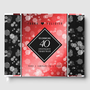 Livro De Visitas Celebração do 40º aniversário do Casamento Rub