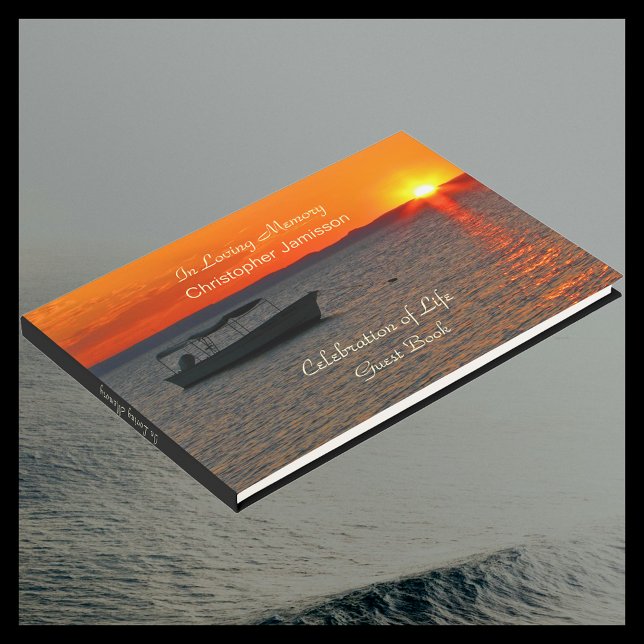 Livro De Visitas Celebração do barco de pesca salva-vidas, nome, Or (Criador carregado)