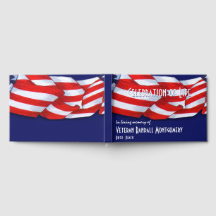 Livro De Visitas Celebração Do Cozimento Azul Vermelho