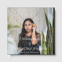 Celebração Elegante do Funeral Memorial da Foto da