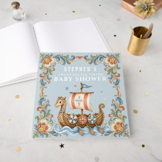 Livro De Visitas Chá de Bebê do Doce Pequeno Viking