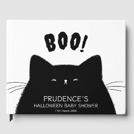 Livro De Visitas Chá de fraldas de Boo Halloween