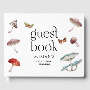 Livro De Visitas Chá de fraldas Encantado Russo Cogumelo