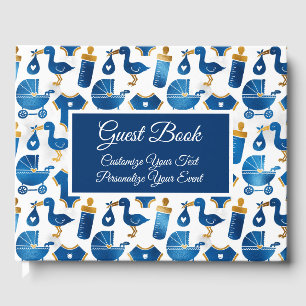 Livro De Visitas Chá de fraldas Storle Carruagem Cute Personalize