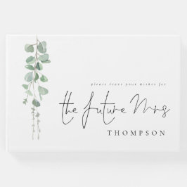 Livro De Visitas Chá de Noiva da Futura Sra. Eucalipto Moderno