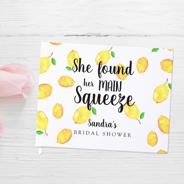 Livro De Visitas Chá de panela De Limão Ela Encontrou Seu Comboio P (Criador carregado)