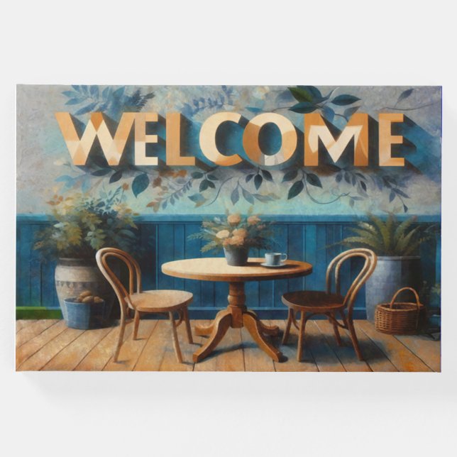 Livro De Visitas Chá para Dois (Frente)