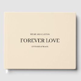 Livro De Visitas Champagne Simple Weding Guest Book