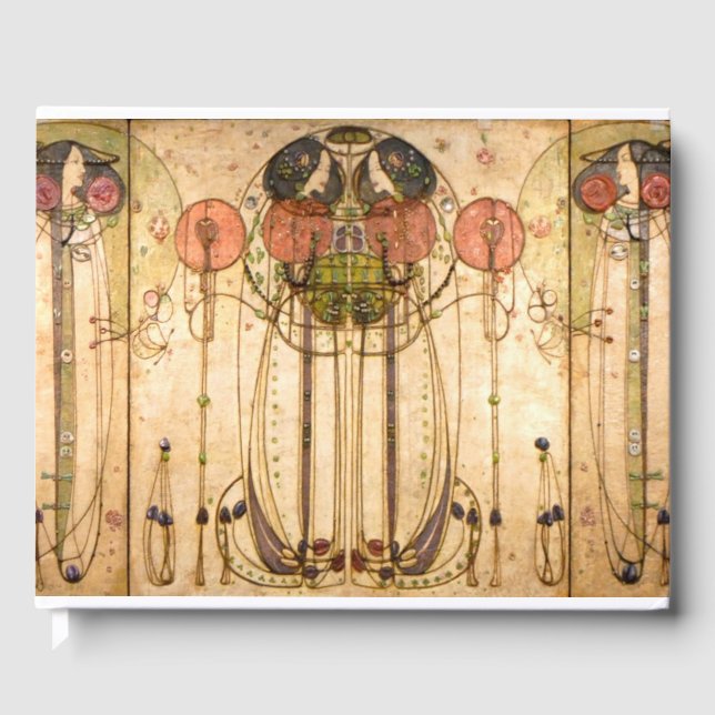 Livro De Visitas Charles Rennie Mackintosh The Wassail (Frente)