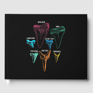 Livro De Visitas Chave de Identidade de Caça de Dentes de Tubarão