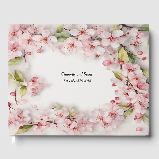Livro De Visitas Cherry Blossom (Frente)