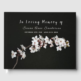 Livro De Visitas Cherry Blossoms, Memorial Funeral