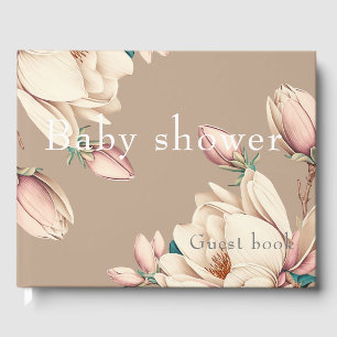 Livro De Visitas chic magnolia floral