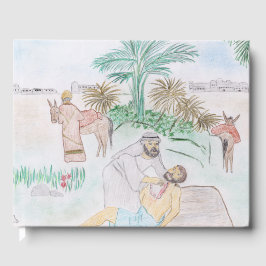 Livro De Visitas Christian Trabalho de arte O bom samaritano