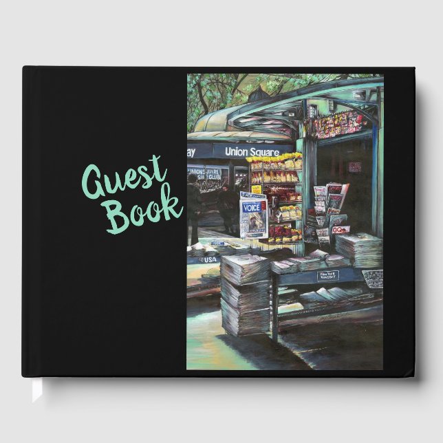Livro De Visitas Chrysocolia Morning, Union Square, NYC (Frente)