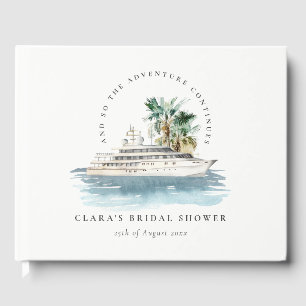 Livro De Visitas Chuva Cruzeiro Navio Palmeira Paisagem Marinha Fes
