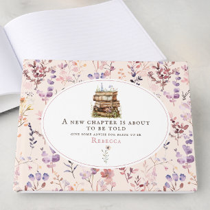 Livro De Visitas Chuva de noiva novo capítulo aquarela, flor silves