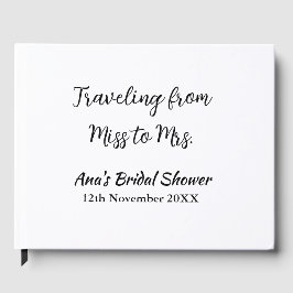 Livro De Visitas Chuveiro de noiva de viagem adicione nome data sen