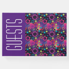 Livro De Visitas Círculo de Bola de Escritura Cristã Personalizada 