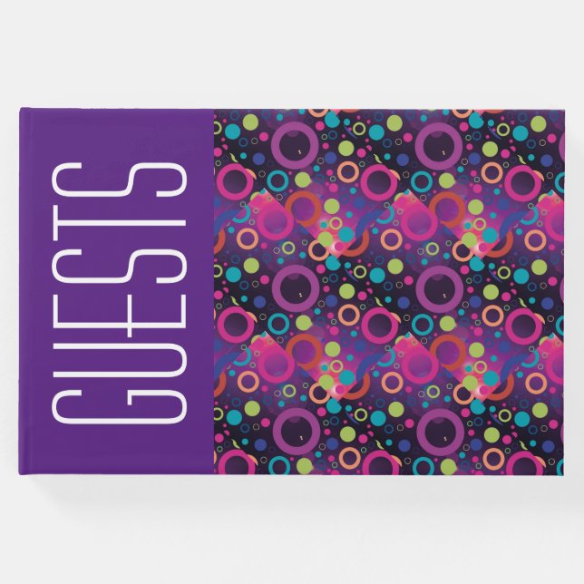 Livro De Visitas Círculo de Bola de Escritura Cristã Personalizada  (Frente)