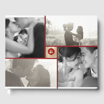 Círculo Felicidade Dupla 4 Foto Casamento Chinês