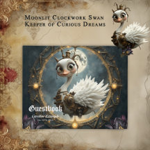 Cisne Mecânico ao Luar – Guardião de Sonhos Curios
