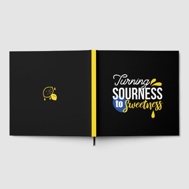 Livro De Visitas Citação Motivacional de Limão de Areia a Doce (Completo)