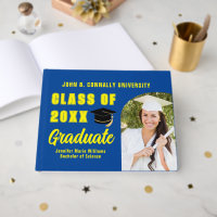 Classe Amarela Azul de Graduação Personalizada de