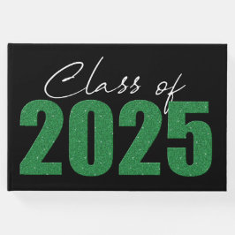 Livro De Visitas Classe de brilho verde de 2025