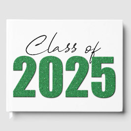 Livro De Visitas Classe de brilho verde de 2025