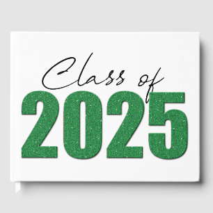 Livro De Visitas Classe de brilho verde de 2025