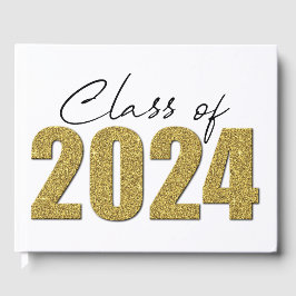 Livro De Visitas Classe de Largura Dourada de 2024
