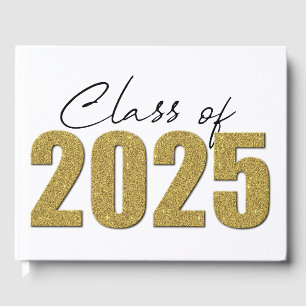Livro De Visitas Classe de Largura Dourada de 2025