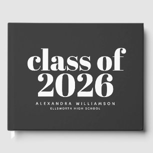 Livro De Visitas Classe de Tipografia Retroativa de 2022 Personaliz