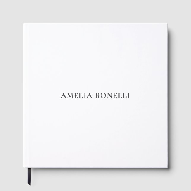 Livro De Visitas Classical Minimalist Professional Plain (Frente)