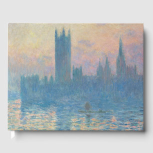 Livro De Visitas Claude Monet Casas do Parlamento Pôr-do-sol