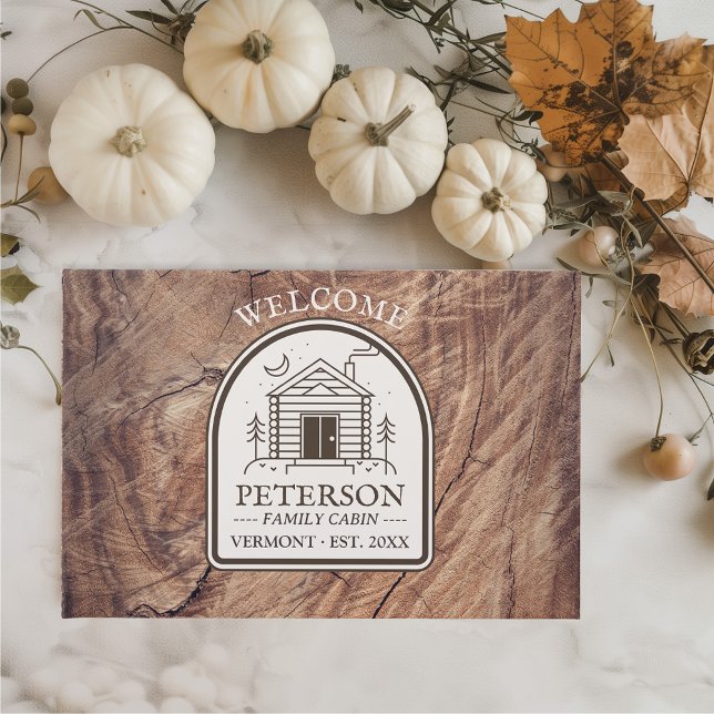 Livro De Visitas Cliente de Decoração de Madeira da Família Russa (Family Cabin Vacation Rental Property Guest Book Rustic Woods Retro Lake House)