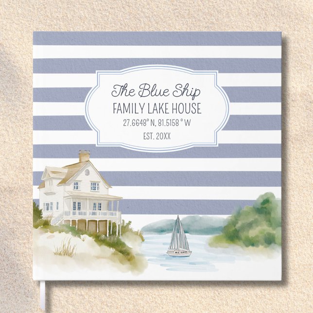Livro De Visitas Coastal Chic Rental Family Lake House (In situ)