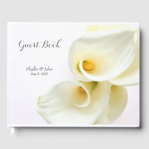 Livro De Visitas Cobertura dos lírios de Calla