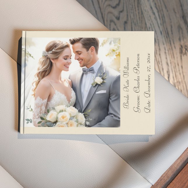 Livro De Visitas Código Qr personalizado de foto moderno (Criador carregado)