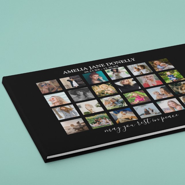 Livro De Visitas Colagem de Fotos Moderna 24 (Criador carregado)