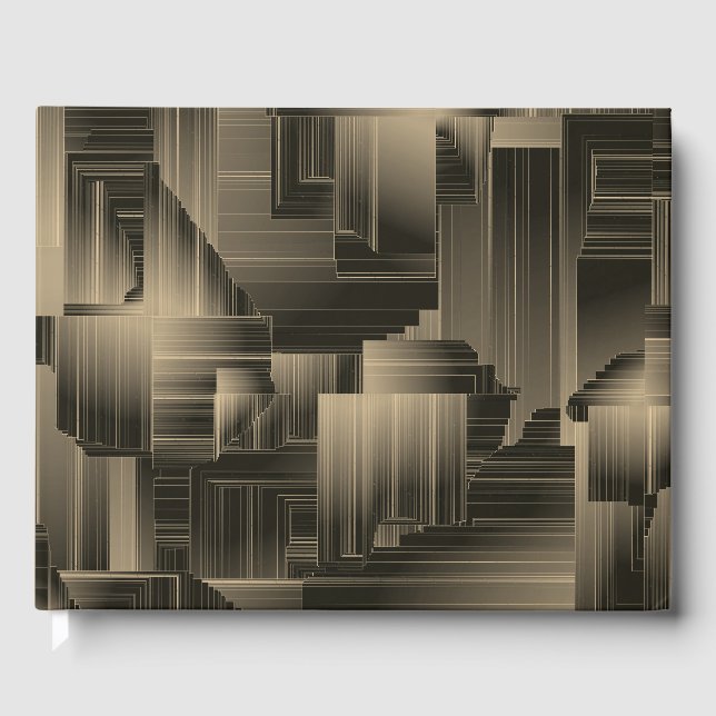 Livro De Visitas Colden Halls Art Deco (Frente)
