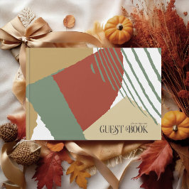 Livro De Visitas Colour Block Wedding Autumn ID740
